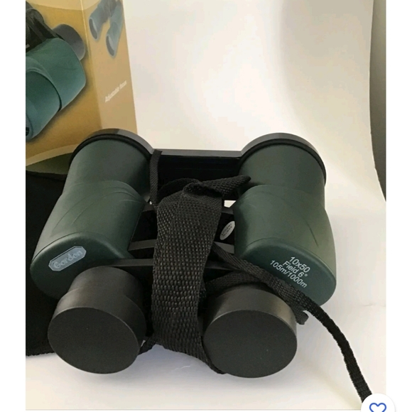 RUGGED GEAR 10 X 50 Wide Angle Binoculars w/ Box and case - Picture 3 of 5